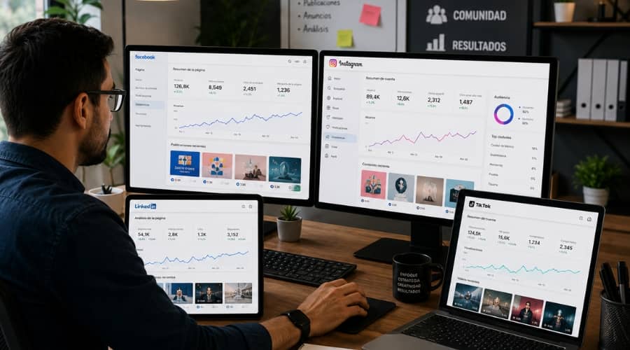 Manejo de Redes Sociales para Empresas con estrategia profesional de marketing digital